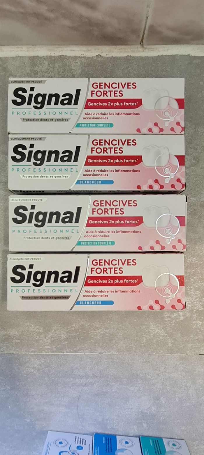 Lot de 4 dentifrices signal gencives fortes - photo numéro 1