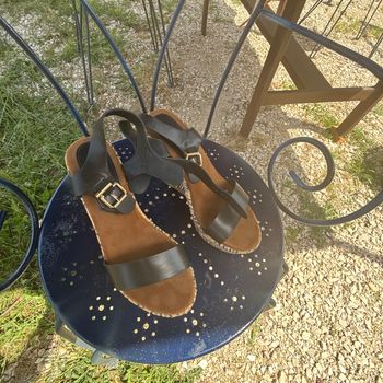 Sandale femme semelles compensées
