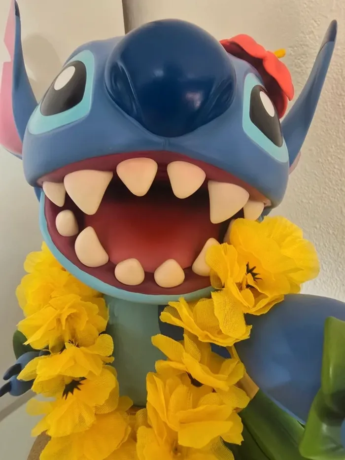 Stitch Hula Statue Beast Kingdom Disney 38Cm Master Craft - photo numéro 4