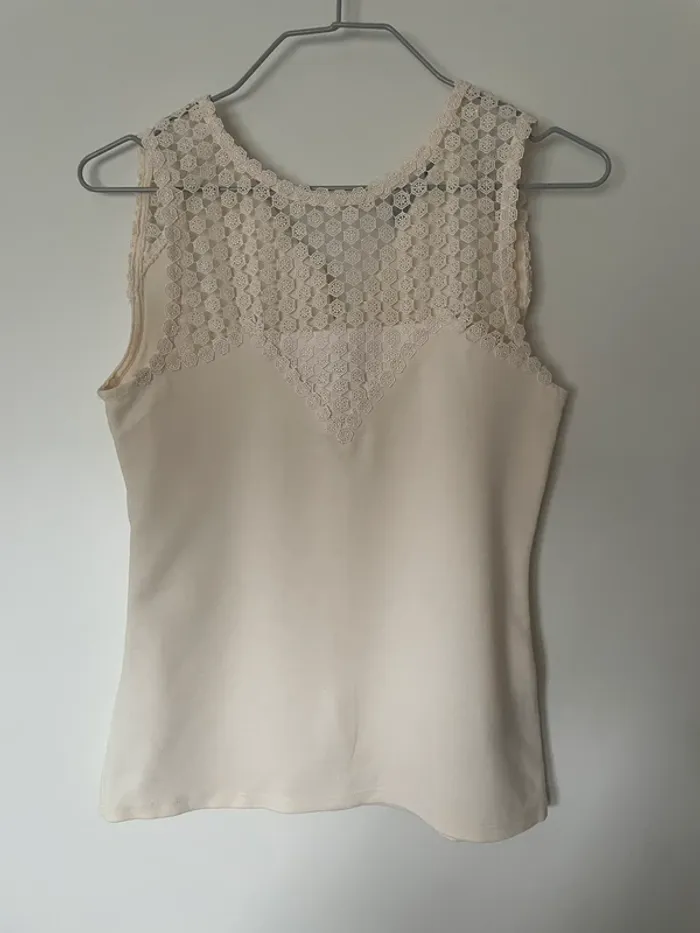 Haut beige H&M - photo numéro 2