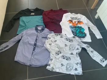Lot de t-shirt manches longues garçon
