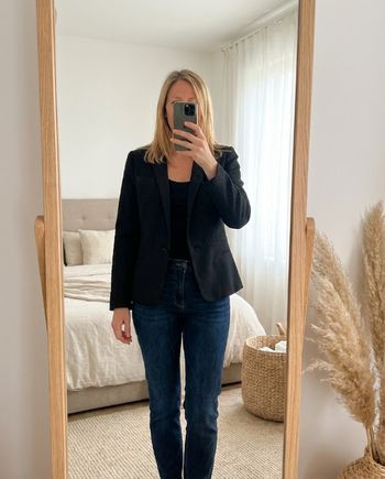 Veste / Blazer noir Caroll – Taille 36 – Très bon état