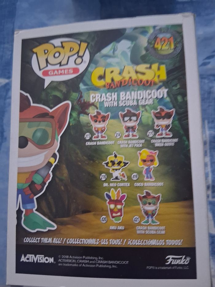 Figurine pop crasch bandicot - photo numéro 3