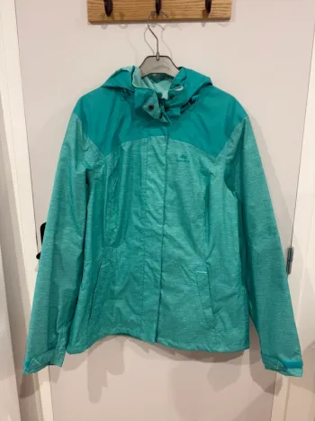 Veste imperméable bleu turquoise Quechua taille L