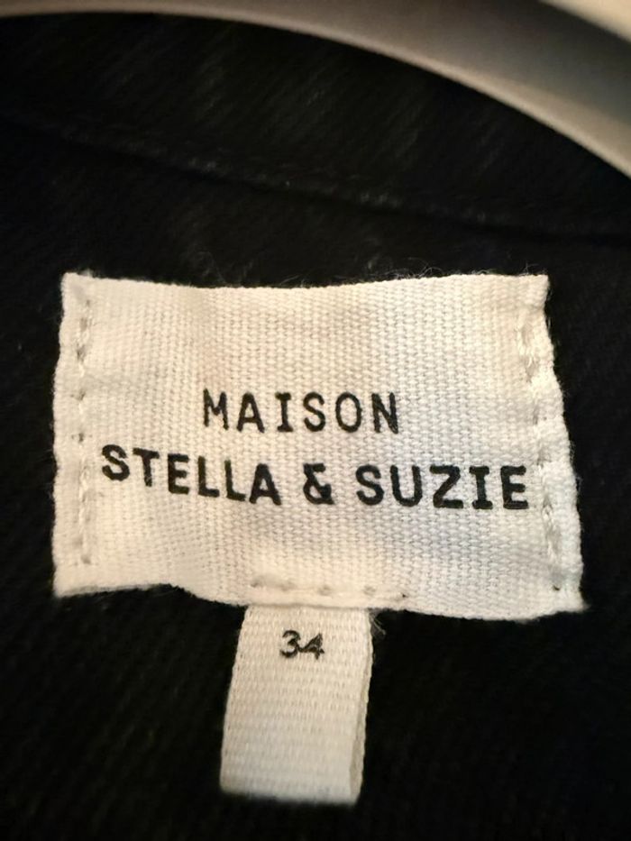 Veste en jeans grise Maison Stella & Suzie - photo numéro 6