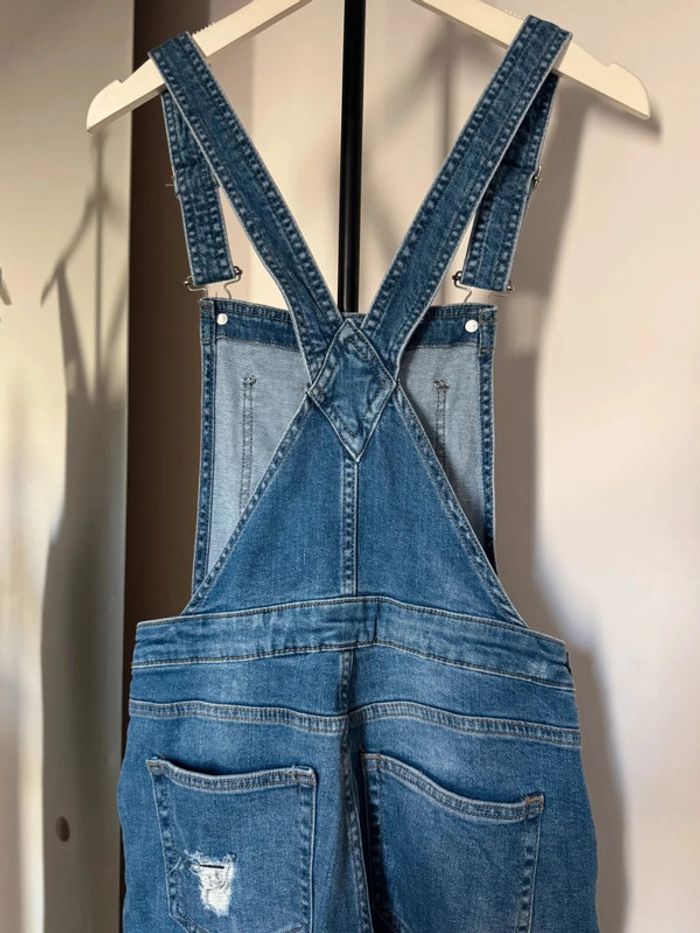 combi type salopette en jean 38 H&M - photo numéro 6