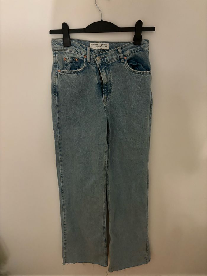 Jean Stradivarius droit bleu - photo numéro 2