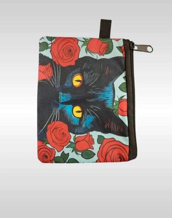 Petite pochette Chat noir