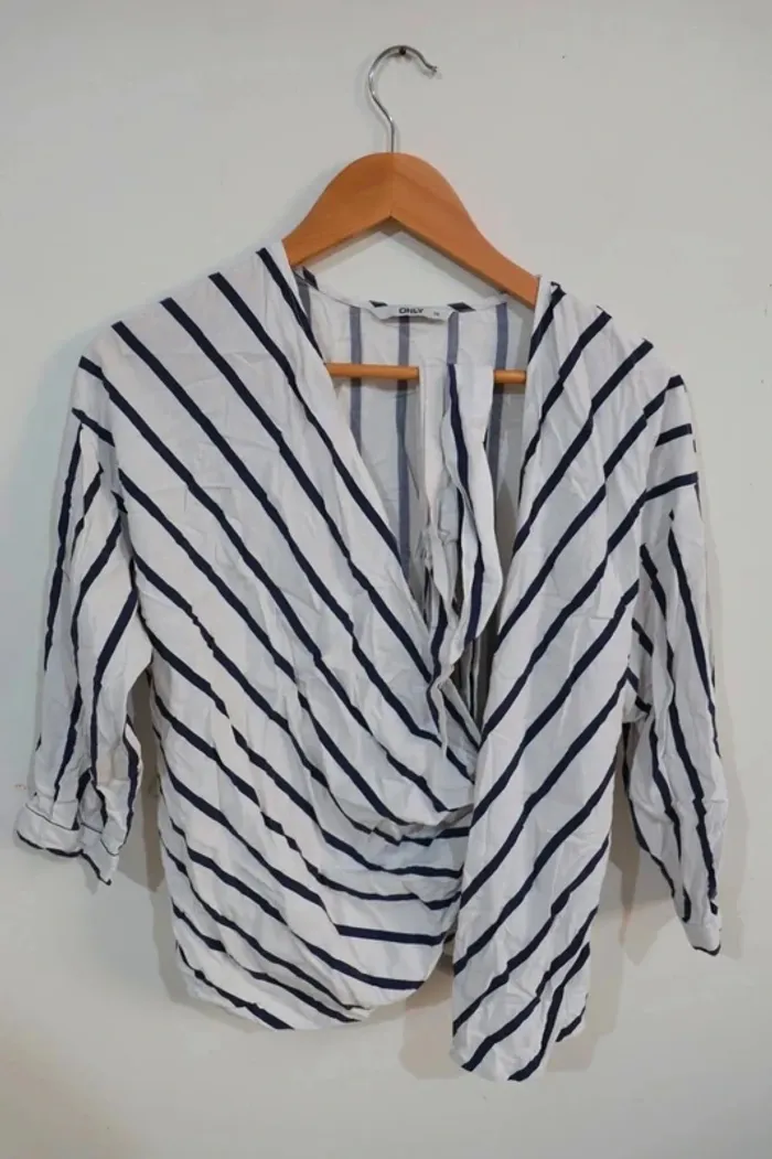 C43 blouse cardigan rayé Only 38