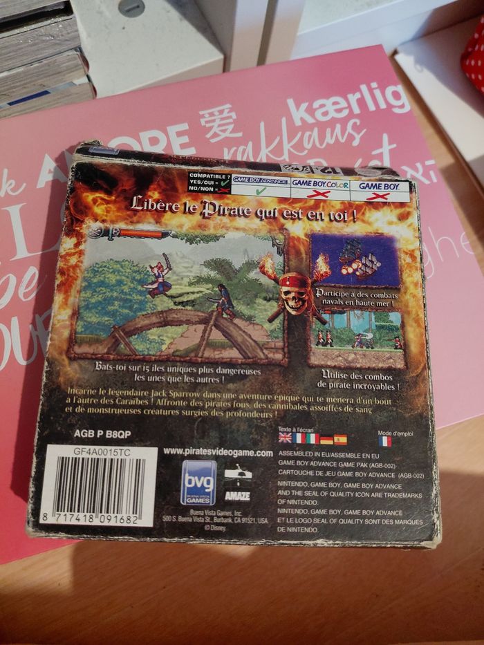 Pirates des Caraïbes le secret du coffre maudit Game boy advance - photo numéro 3