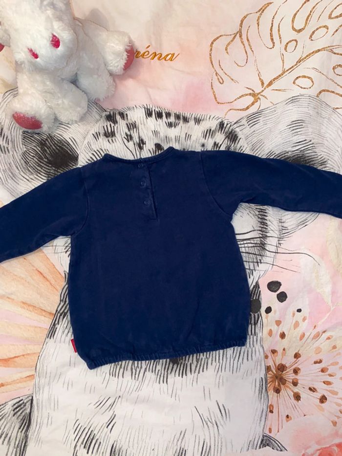 Ensemble pantalon t-shirt, taille 12 mois, marque Dpam. - photo numéro 4
