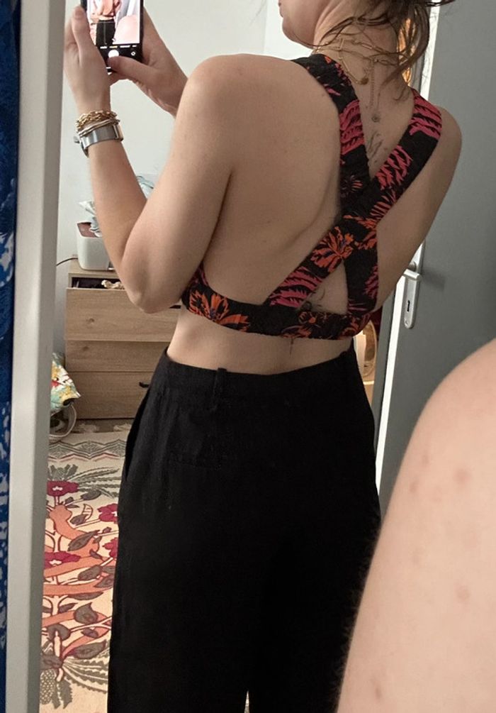 Haut noir desigual taille s - photo numéro 2