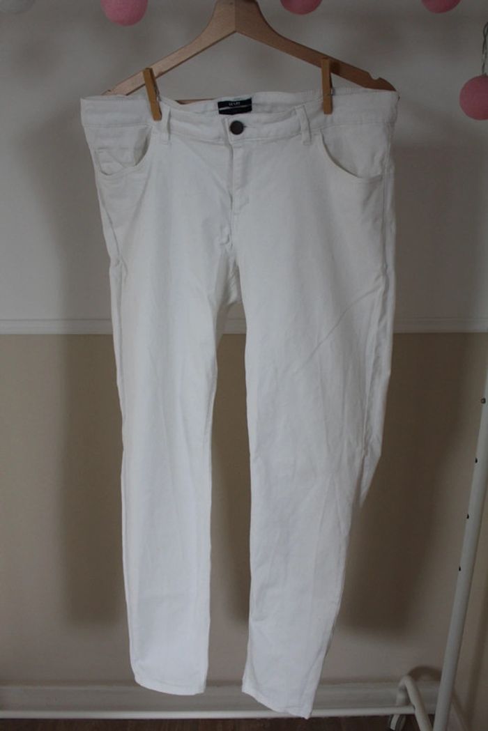 Jean slim blanc