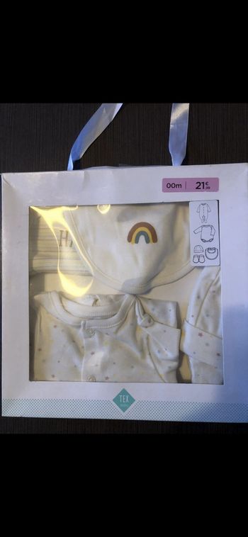 Coffret garçon 5 pieces en coton 46 cm 00 mois