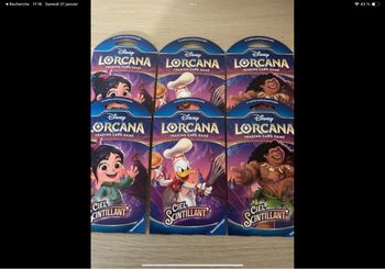 Lot de 6 boosters Lorcana Chapitre 5 scellés