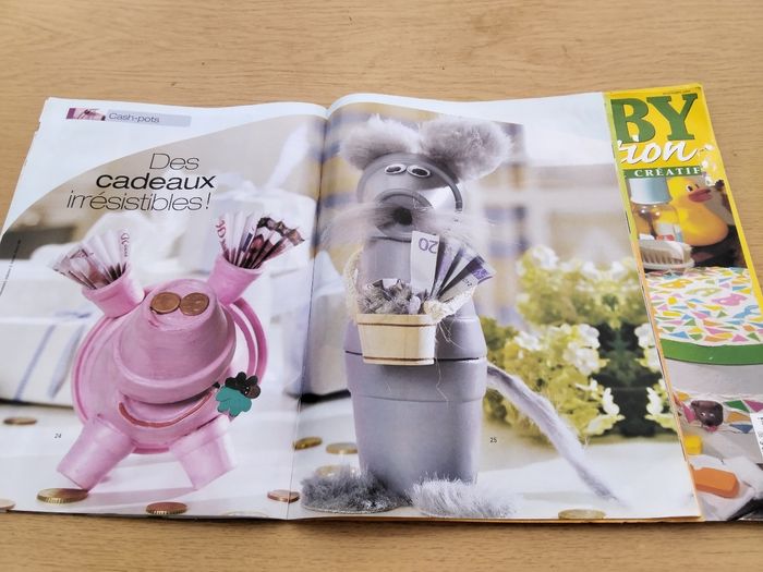 Spécial terracotta déco avec des pots et revue loisir créatif - photo numéro 2