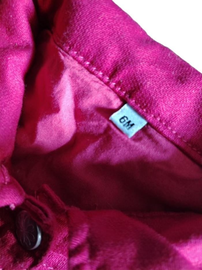Veste rose fuschia taille 6 mois fille - photo numéro 2