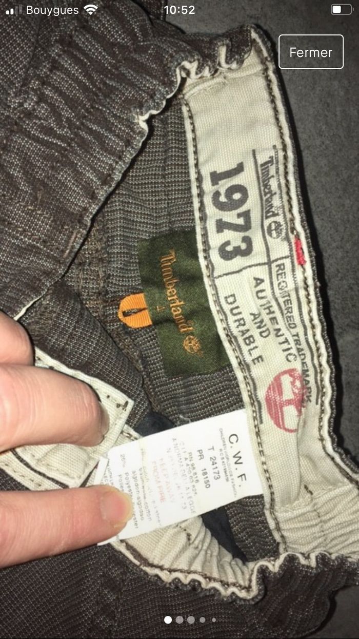 Pantalon jean timberland