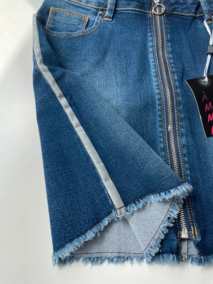 Jupe courte en jean taille 38 Mim - photo numéro 3