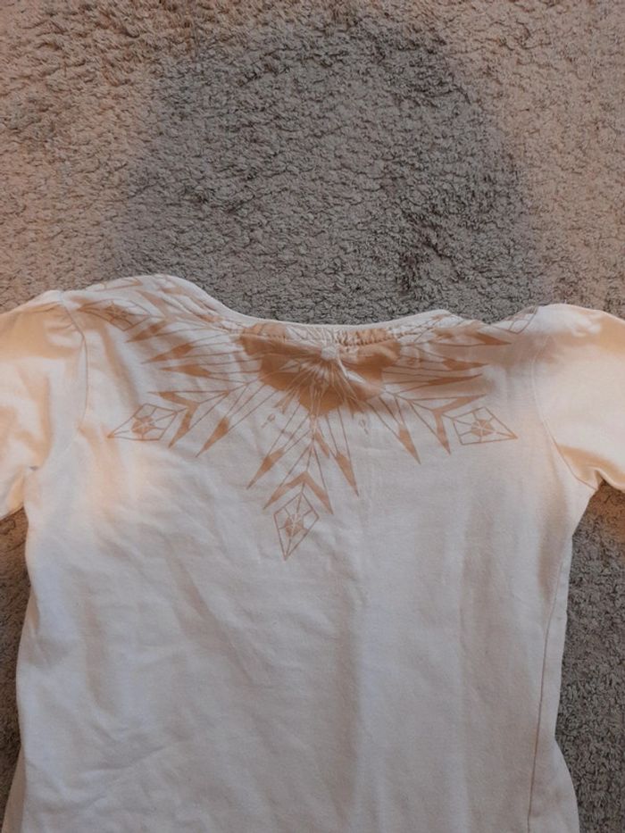 Tes shirt manches longues reine des neiges - photo numéro 5