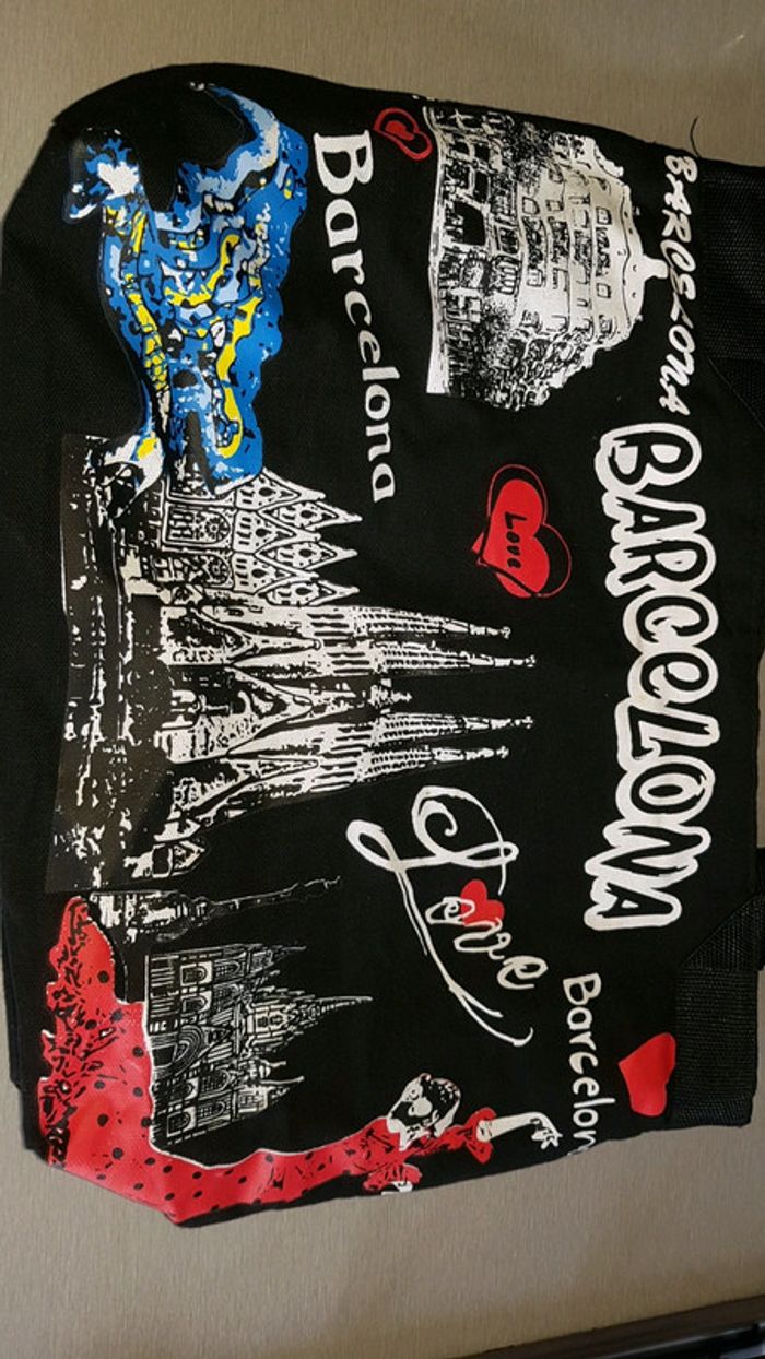 Sac en tissus Barcelone - photo numéro 2