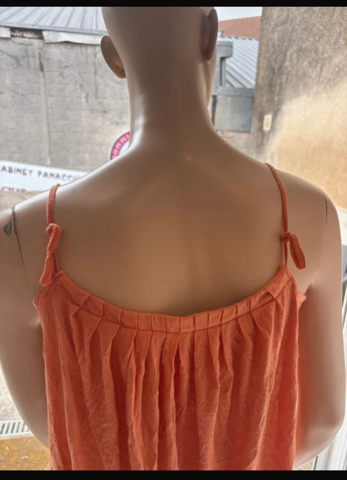 Haut fluide MAJE orange – taille M - photo numéro 9