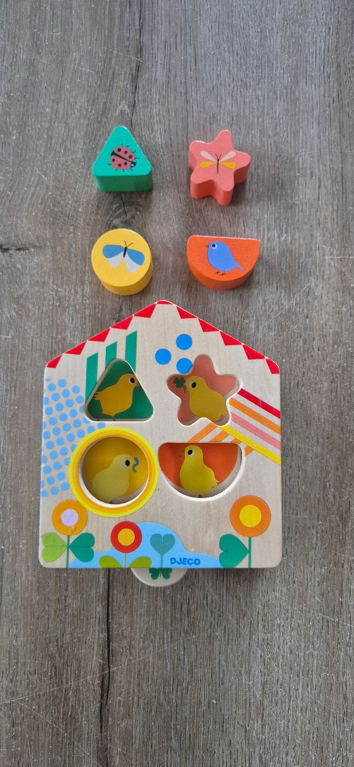 Boîte à formes en bois Cachaboom - photo numéro 2