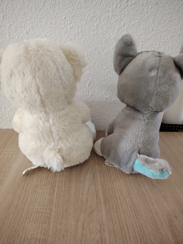 Peluches ours et chien - photo numéro 2
