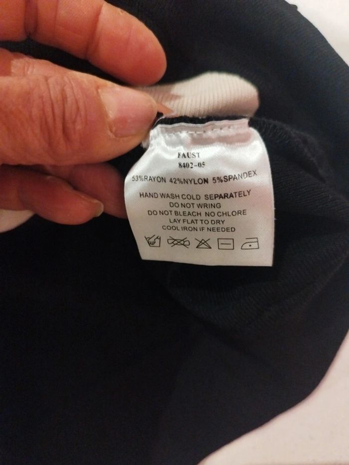 Gilet noir et crème neuf femme Faust couture - photo numéro 7
