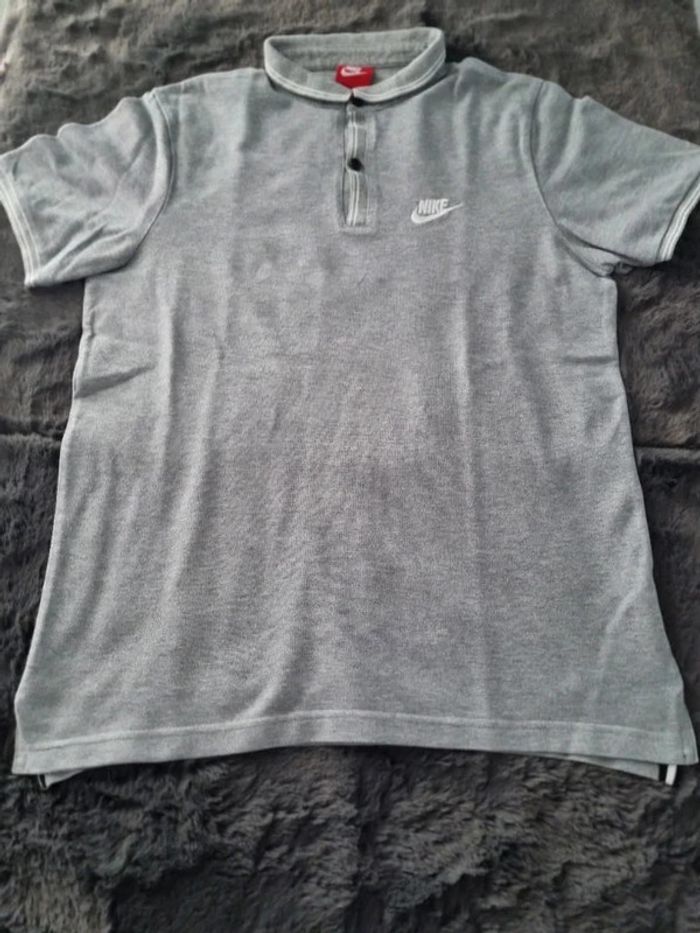 Polo manches courtes Nike Gris, M Hommes - photo numéro 2