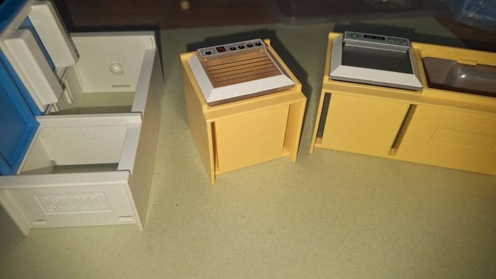 Lot meuble cuisine jaune playmobil - photo numéro 3