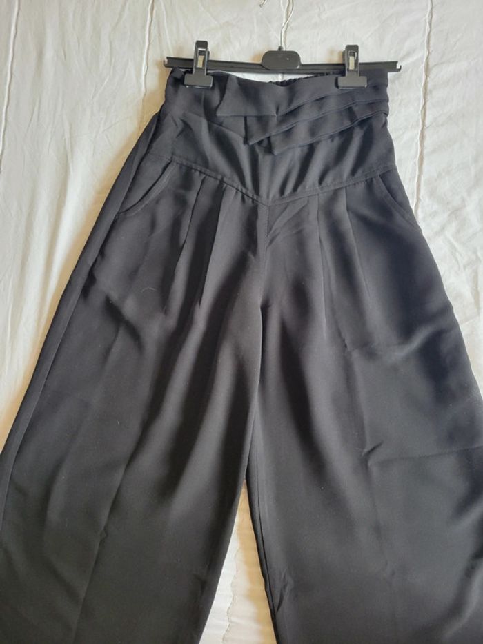 Pantalon élégant jambes amples T36 - photo numéro 4