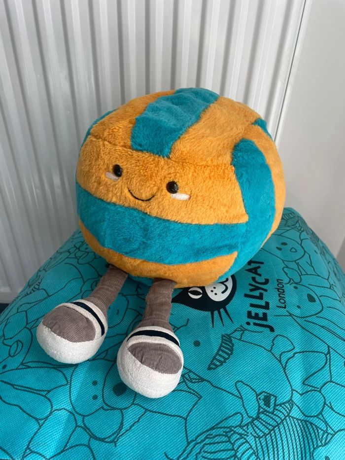 Peluche Jellycat ballon de beach volley - Sports Amuseable - photo numéro 10