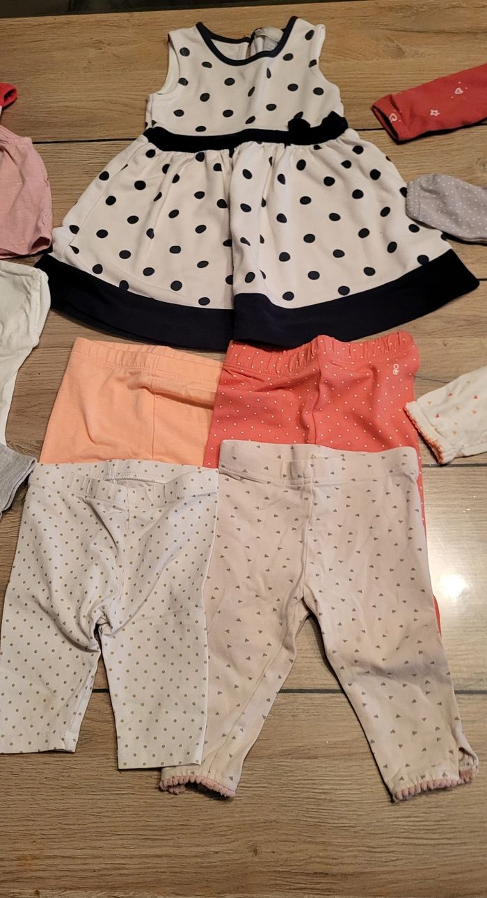 Lot 9 mois fille printemps été - photo numéro 3