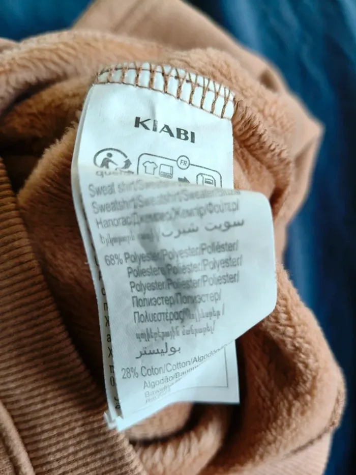 Pull chaud mixte Kiabi brun clair 62 cm - photo numéro 4