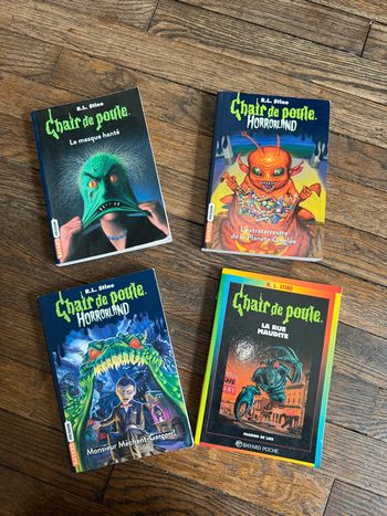 Lot livres chair de poule