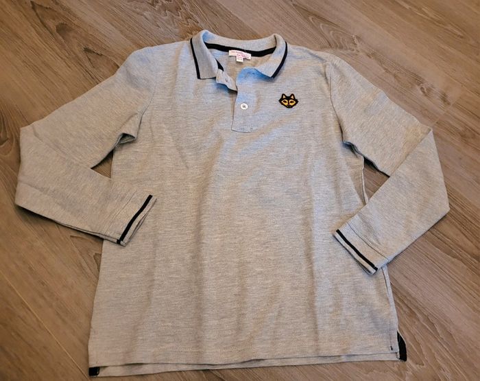Polo gris chiné ML DPAM 10 ans