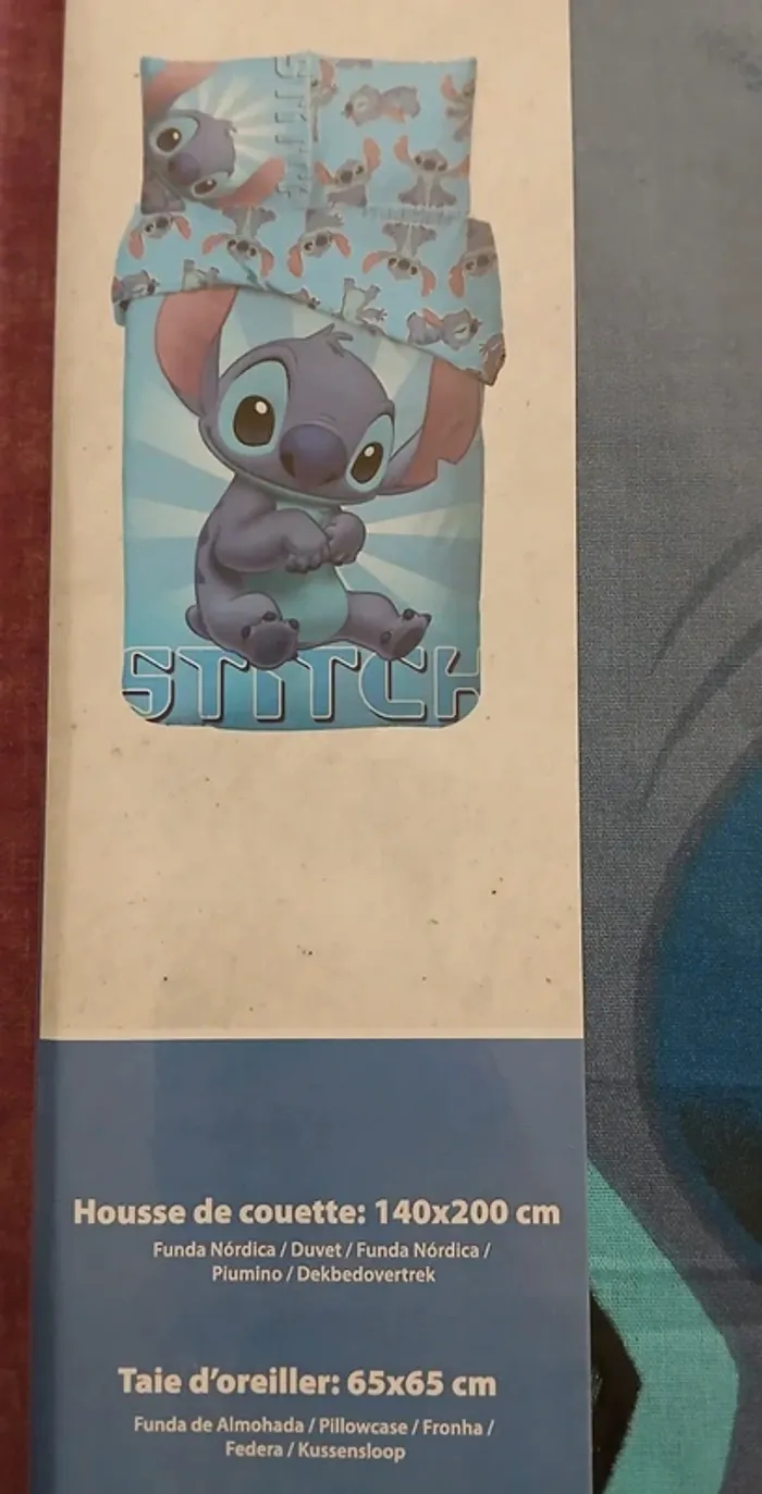 Parure de couette Stitch Disney 1 personne - photo numéro 2