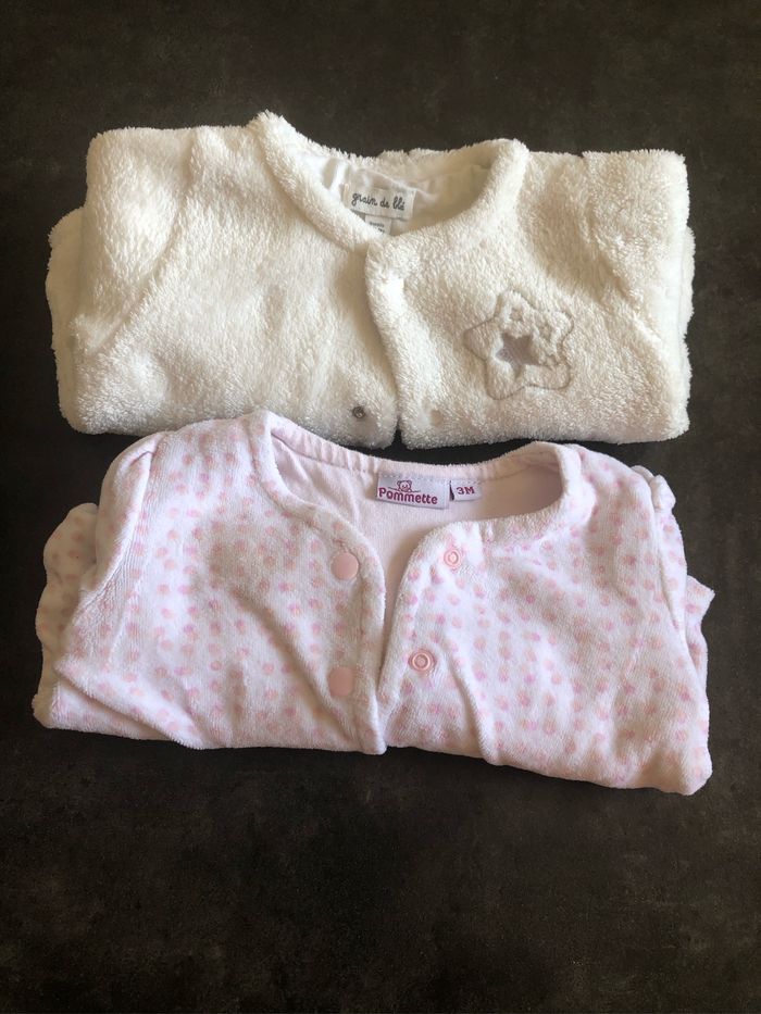 Gilet tout doux 3 mois fille - photo numéro 2
