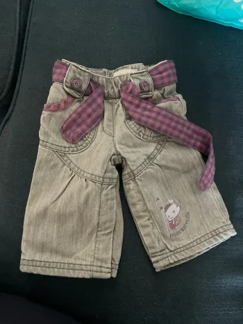 Pantalon jeans fille