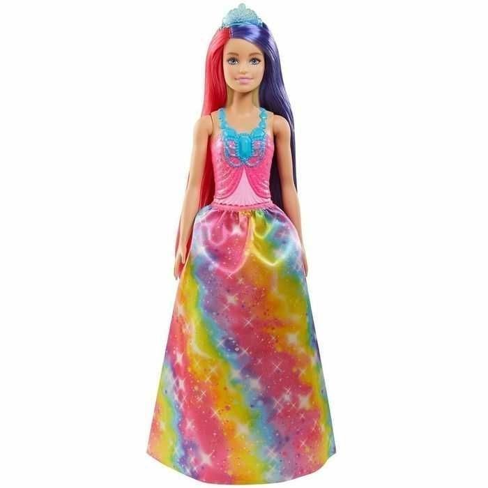 Barbie Poupée Royal Dreamtopia Avec Cheveux Bicolores - photo numéro 2