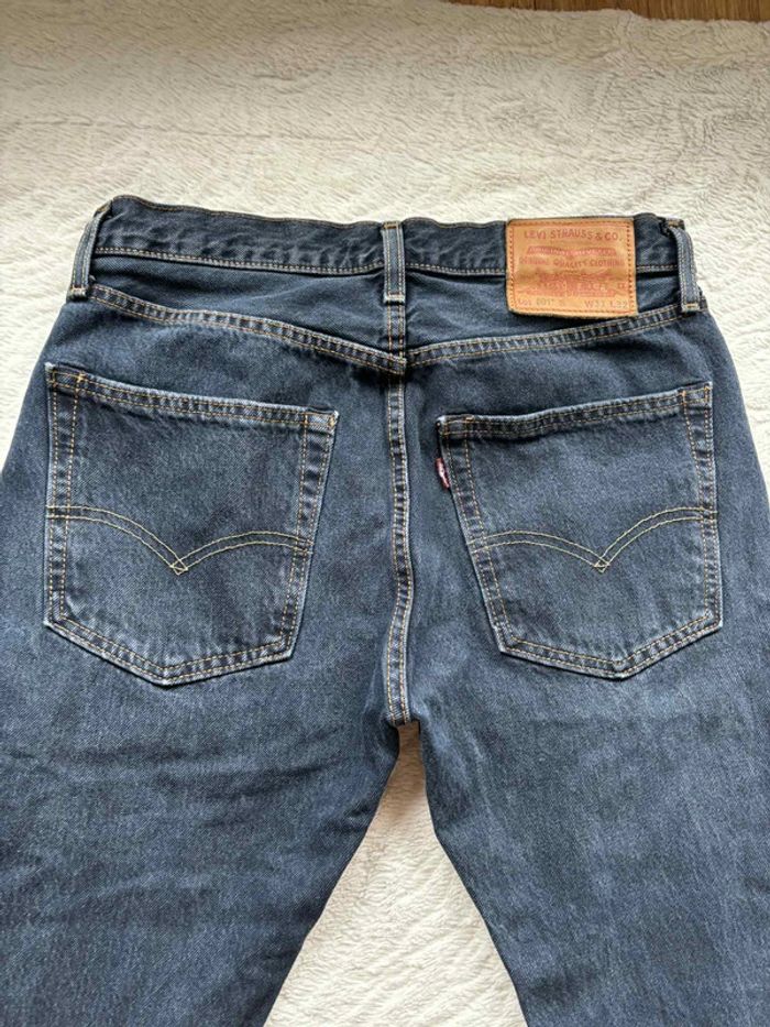 Jean levi’s lot 501 S bleu foncé homme coupe slim taille W28 38 M L32 - photo numéro 13