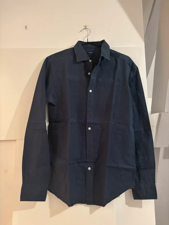 Chemise bleu marine - photo numéro 2