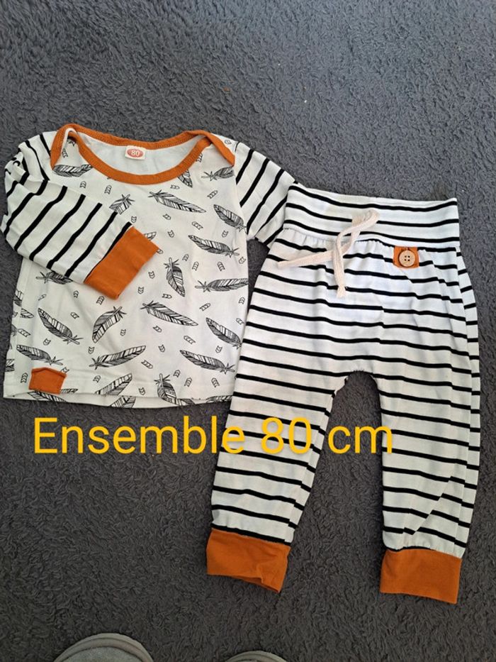 Ensemble coton 80 cm