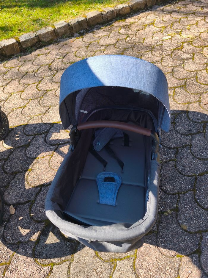 Poussette Kinderkraft XMOOV 3 en 1 – Nacelle + Cosy – Bon état général - photo numéro 4