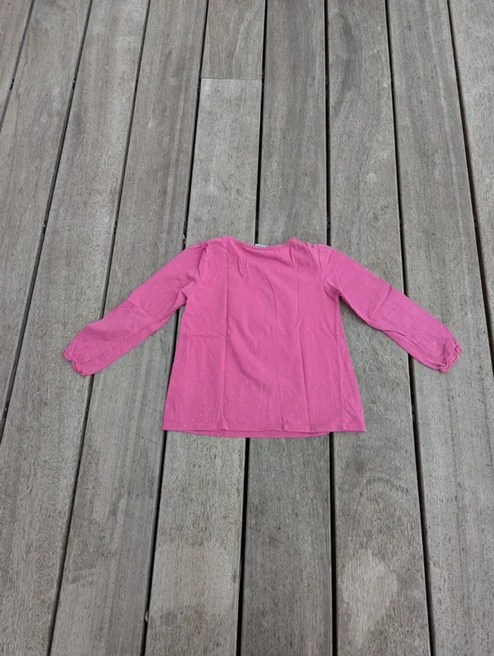 Tee-shirt manches longues 5 ans Disney Minnie mouse - photo numéro 3