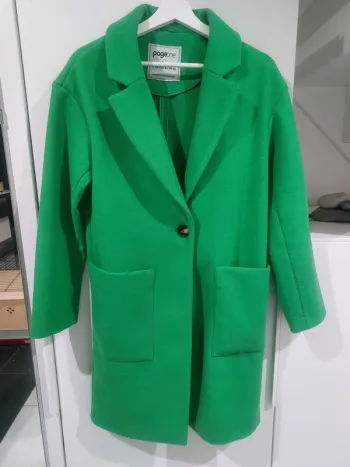 Manteau obersize vert