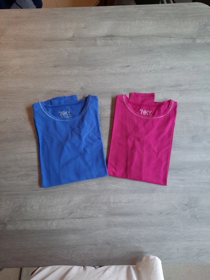 Lot de 2 T-shirts manches longues 12 ans