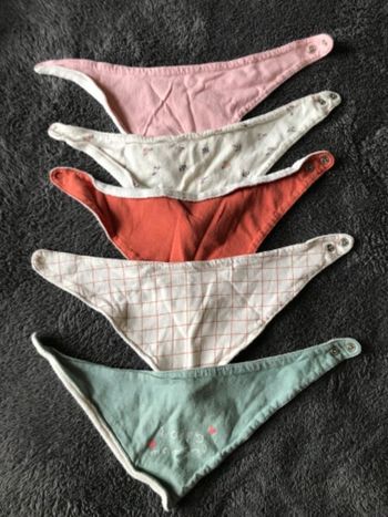 Lot de 5 bavoirs