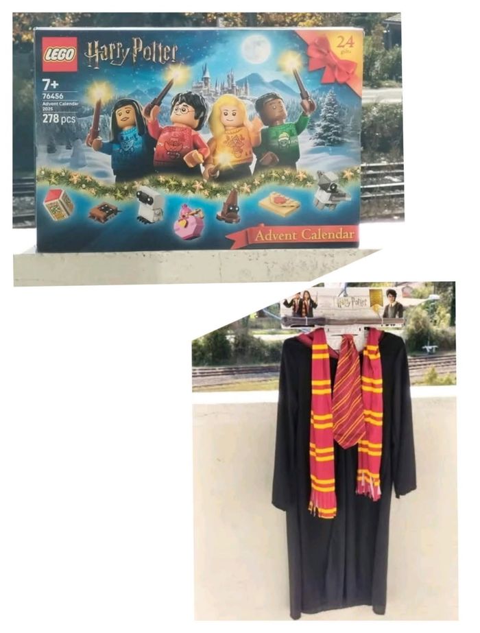 Déguisement Harry Potter 7/10 ans  et Lego calendrier de l'avent